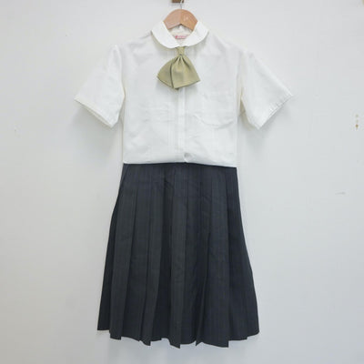 【中古】静岡県 藤枝順心高等学校 女子制服 6点（シャツ・スカート）sf022836