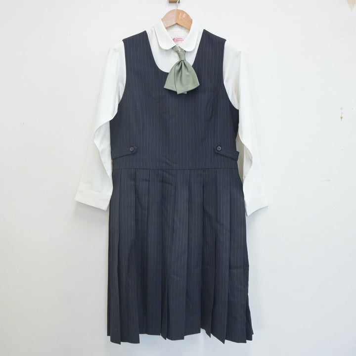 【中古制服】静岡県 藤枝順心高等学校 女子制服 4点（ブレザー・ジャンパースカート・シャツ）sf022837【リサイクル学生服】 | 中古制服 通販パレイド