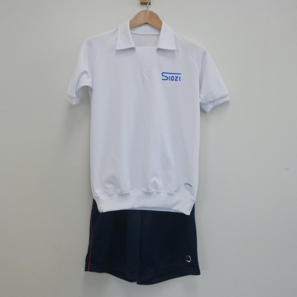 【中古】愛知県 汐路中学校 女子制服 2点（体操服 上・体操服 下）sf022839