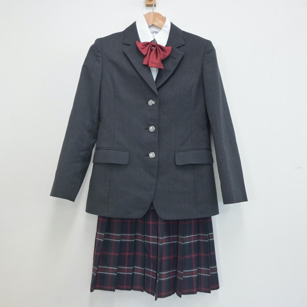 【中古】北海道 札幌大谷高等学校 女子制服 4点（ブレザー・シャツ・スカート）sf022840