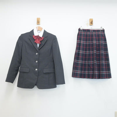 【中古】北海道 札幌大谷高等学校 女子制服 4点（ブレザー・シャツ・スカート）sf022840