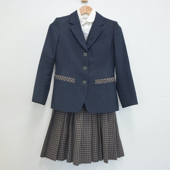 【中古制服】岡山県 津山商業高等学校 女子制服 4点（ブレザー・ベスト・シャツ・スカート）sf022845【リサイクル学生服】 | 中古制服通販パレイド