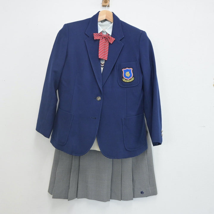 中古制服】岐阜県 郡上高等学校 女子制服 5点（ブレザー・シャツ・ニット・スカート）sf022848【リサイクル学生服】 | 中古制服通販パレイド