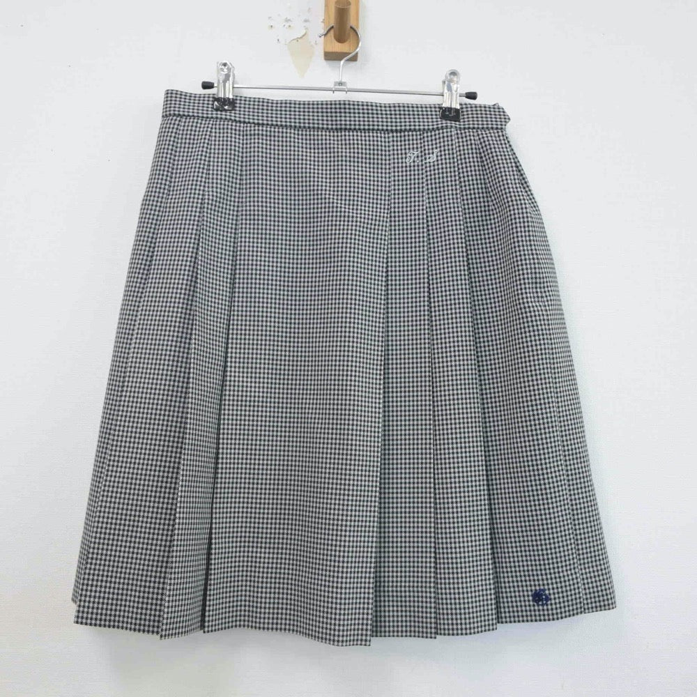 【中古】岐阜県 郡上高等学校 女子制服 5点（ブレザー・シャツ・ニット・スカート）sf022848