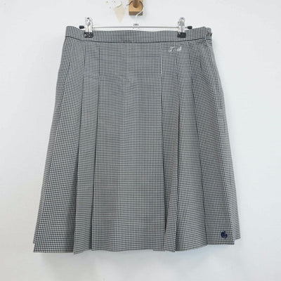 【中古】岐阜県 郡上高等学校 女子制服 4点（ニットベスト・シャツ・スカート）sf022849