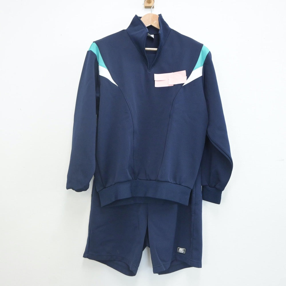 【中古】岐阜県 郡上高等学校 女子制服 3点（ジャージ 上・体操服 下・体操服 下）sf022855