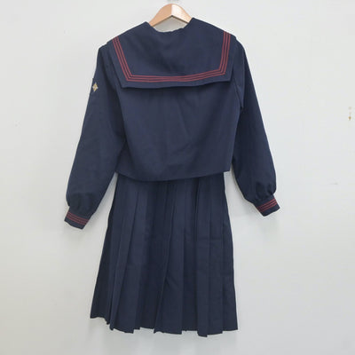 【中古】宮城県 中田中学校 女子制服 3点（セーラー服・スカート）sf022870