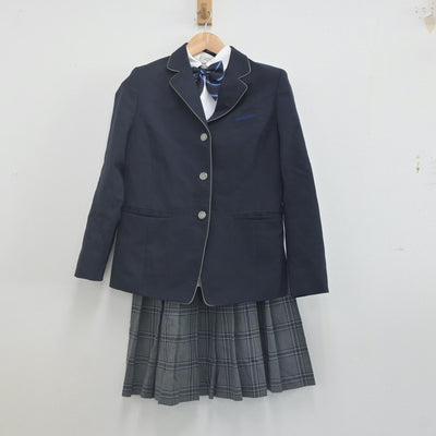 【中古】北海道 北海道札幌東豊高等学校 女子制服 4点（ブレザー・シャツ・スカート）sf022872