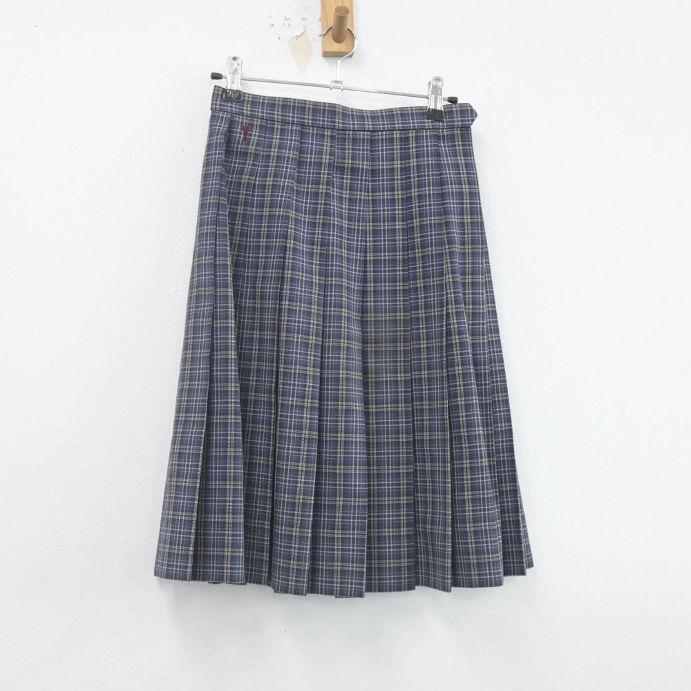 【中古】福岡県 八女学院高等学校 女子制服 3点（ブレザー・スカート）sf022890