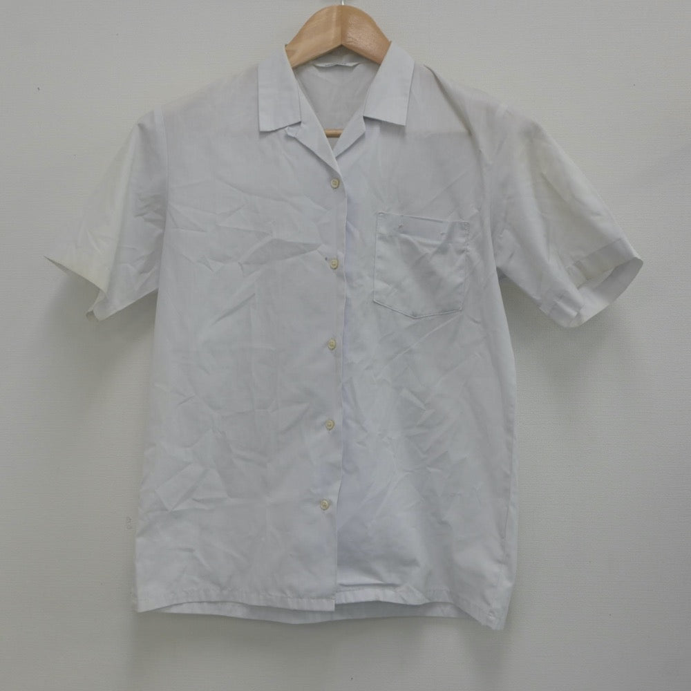 【中古】福岡県 筑後北中学校 女子制服 2点（シャツ・スカート）sf022891