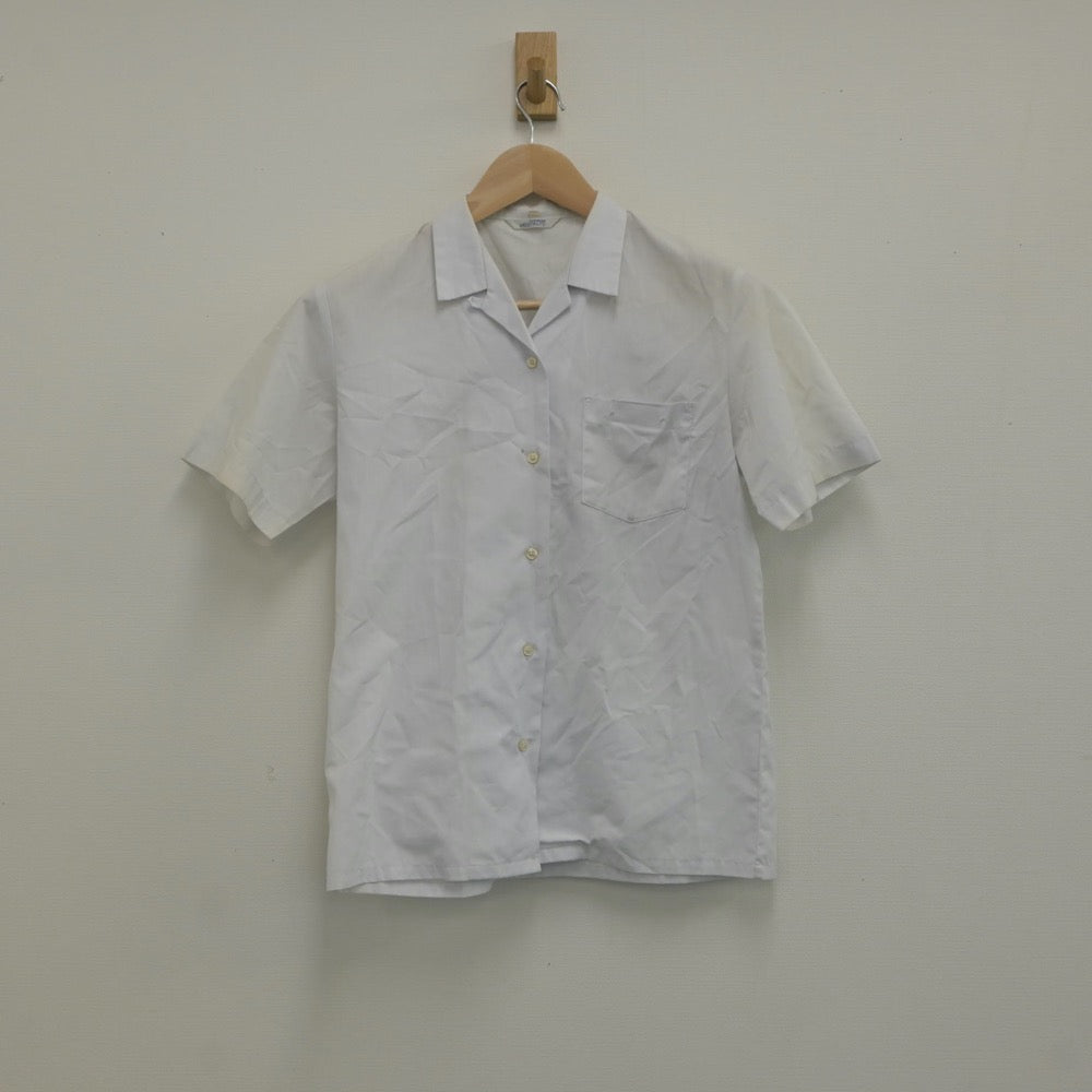 【中古】福岡県 筑後北中学校 女子制服 2点（シャツ・スカート）sf022892