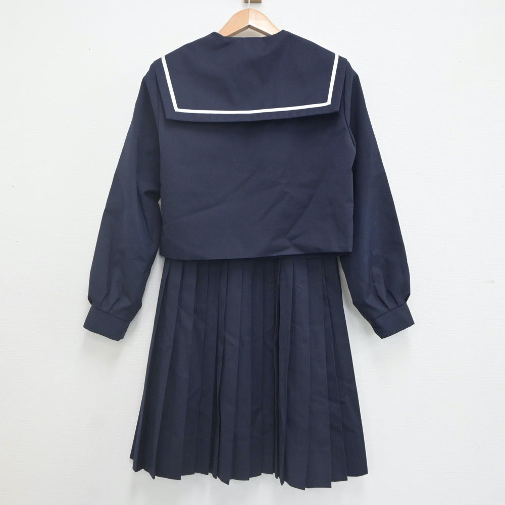 【中古】和歌山県 明和中学校 女子制服 3点（セーラー服・スカート）sf022907