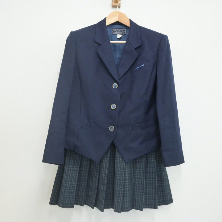 中古制服】山形県 鶴岡中央高等学校 女子制服 3点（ブレザー・スカート