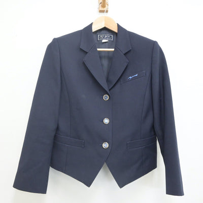 【中古】山形県 鶴岡中央高等学校 女子制服 2点（ブレザー・スカート）sf022921