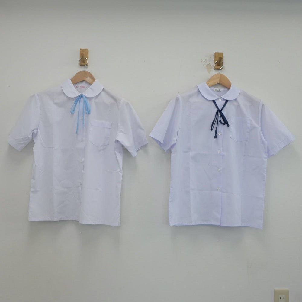 【中古】千葉県 有秋中学校 女子制服 6点（シャツ・シャツ・スカート）sf022931