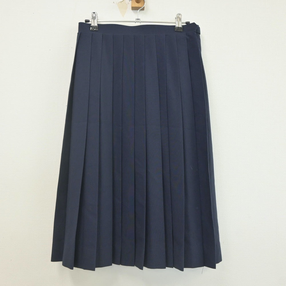 【中古】千葉県 有秋中学校 女子制服 6点（シャツ・シャツ・スカート）sf022931