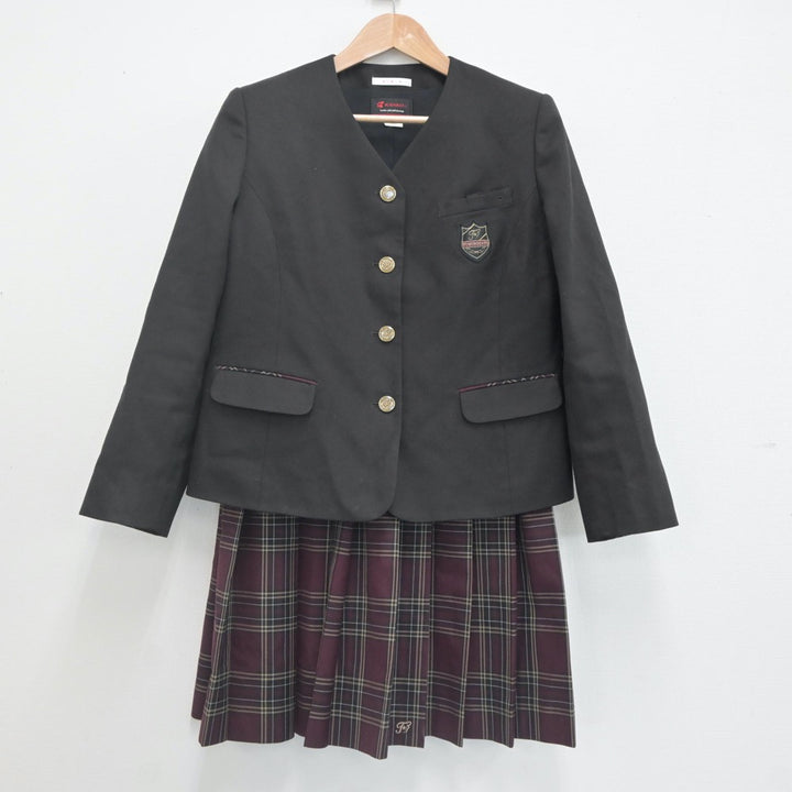 中古制服】大阪府 文の里中学校 女子制服 3点（ブレザー・スカート）sf022937【リサイクル学生服】 | 中古制服通販パレイド