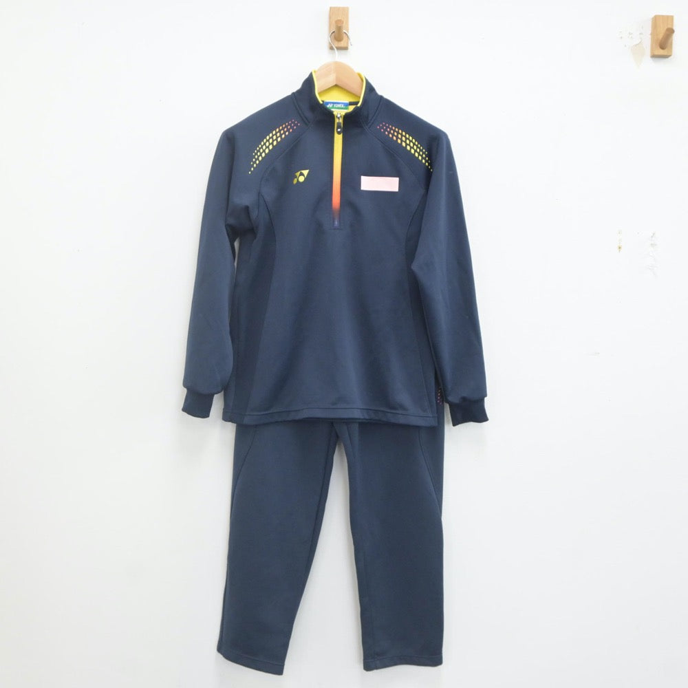 【中古】北海道 とわの森三愛高等学校 女子制服 2点（ジャージ 上・ジャージ 下）sf022950