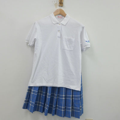 【中古】栃木県 真岡東中学校 女子制服 2点（シャツ・スカート）sf022954