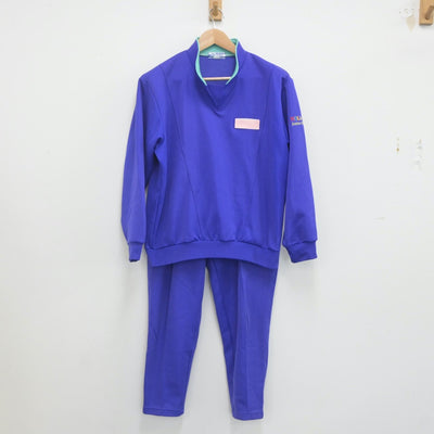 【中古】栃木県 真岡東中学校 女子制服 2点（ジャージ 上・ジャージ 下）sf022956