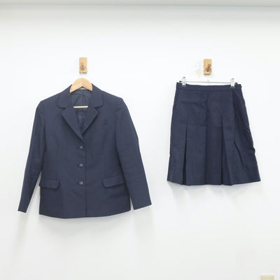 【中古】東京都 日比谷高等学校 女子制服 2点（ブレザー・スカート）sf022971