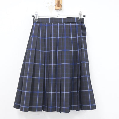 【中古】茨城県 葵陵高等学校 女子制服 5点（ブレザー・ニット・シャツ・スカート）sf022976