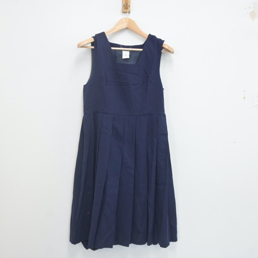 【中古】新潟県 新潟中央高等学校 女子制服 5点（ブレザー・シャツ・ジャンパースカート）sf023005