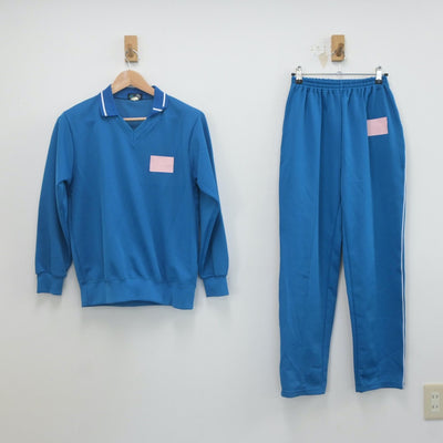 【中古】新潟県 新潟中央高等学校 女子制服 2点（ジャージ 上・ジャージ 下）sf023006