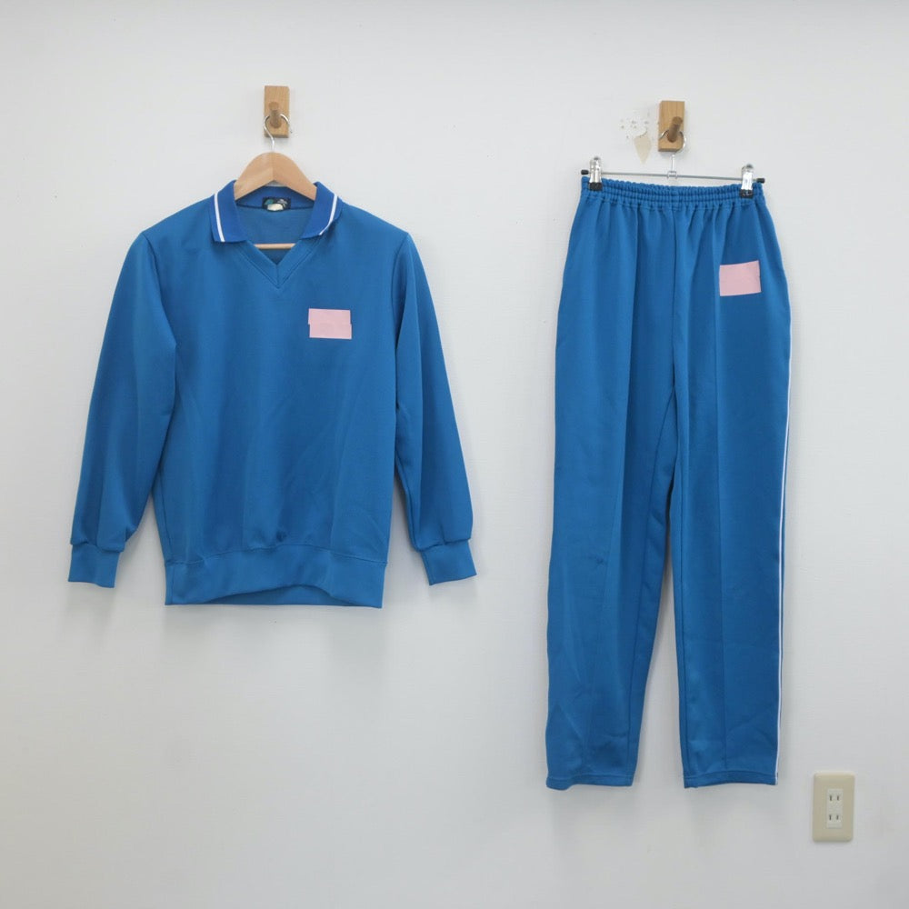 【中古】新潟県 新潟中央高等学校 女子制服 2点（ジャージ 上・ジャージ 下）sf023007