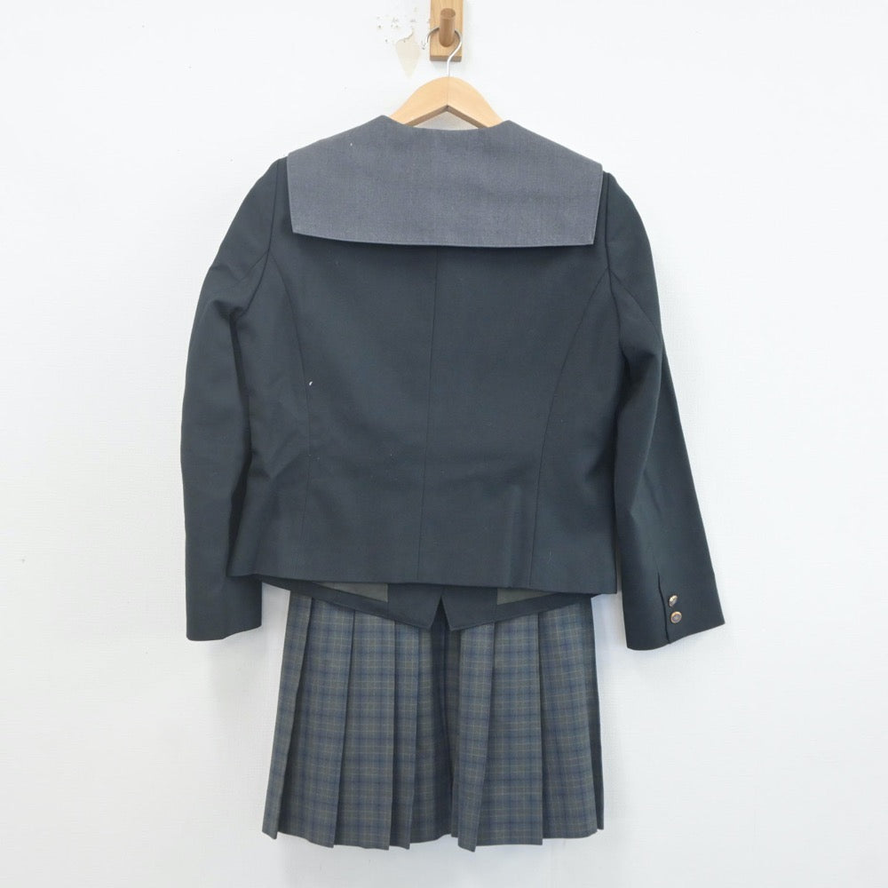 【中古】奈良県 奈良学園高等学校 女子制服 4点（ブレザー・ニット・スカート）sf023020