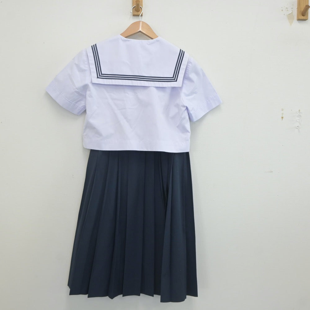 中古制服】福岡県 春日野中学校 女子制服 2点(セーラー服 中古制服】福岡県 春日野中学校 女子制服 2点(セーラー服