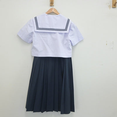 【中古】福岡県 春日野中学校 女子制服 2点（セーラー服・スカート）sf023028