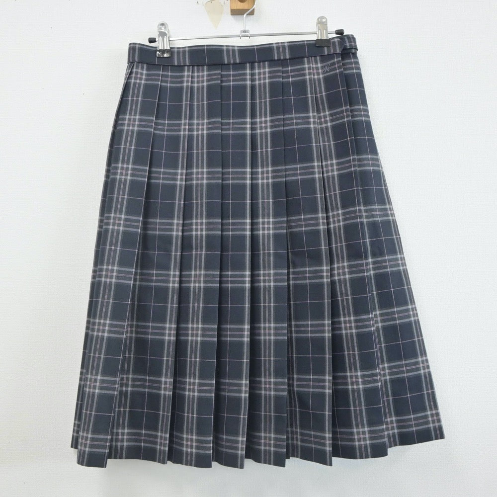 【中古】千葉県 麗澤中学校 女子制服 4点（ブレザー・ニット・シャツ・スカート）sf023031