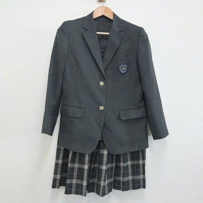 【中古】神奈川県 瀬谷中学校 女子制服 2点（ブレザー・スカート）sf023034