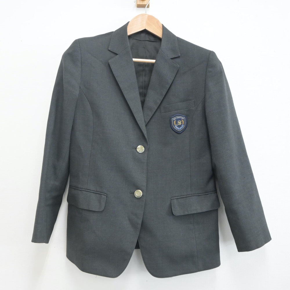 【中古】神奈川県 瀬谷中学校 女子制服 2点（ブレザー・スカート）sf023034