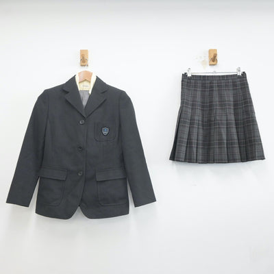 【中古】東京都 武蔵野中学高等学校 女子制服 4点（ブレザー・シャツ・スカート）sf023040