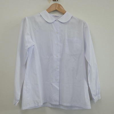 【中古】福岡県 春日野中学校 女子制服 2点（ニット・シャツ）sf023043