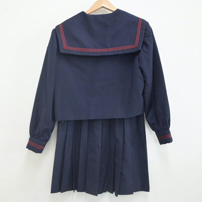 【中古】神奈川県 横浜隼人高等学校 女子制服 3点（セーラー服・スカート）sf023044