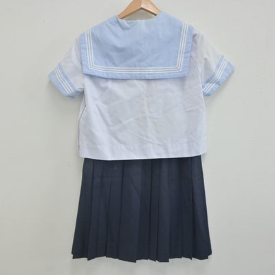 【中古】神奈川県 横浜隼人高等学校 女子制服 2点（セーラー服・スカート）sf023045