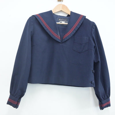 【中古】神奈川県 横浜隼人高等学校 女子制服 1点（セーラー服）sf023046