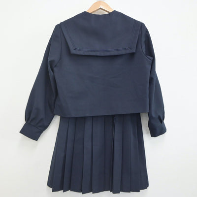 【中古】大阪府 宮山台中学校 女子制服 3点（セーラー服・スカート）sf023051