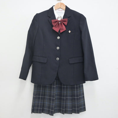 【中古】大阪府 昇用高等学校 女子制服 4点（ブレザー・シャツ・スカート）sf023061