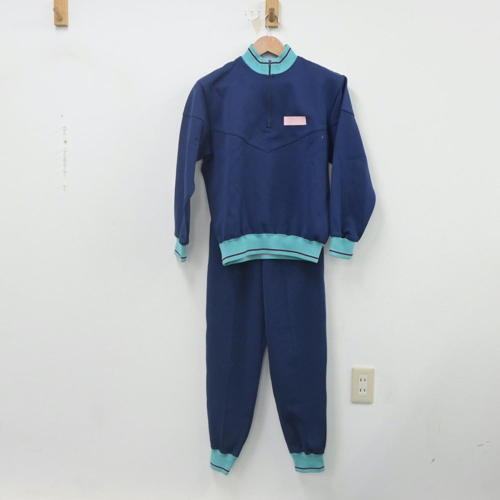 【中古】埼玉県 越谷市立東中学校 女子制服 2点（ジャージ 上・ジャージ 下）sf023066