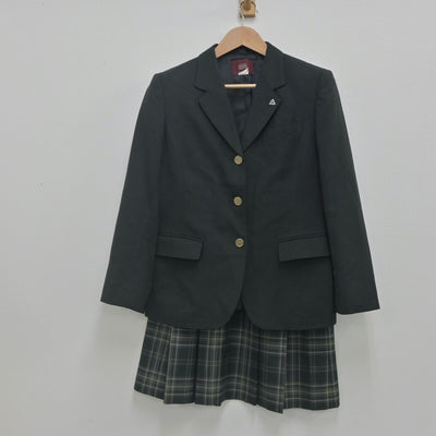 【中古】埼玉県 越谷総合技術高等学校 女子制服 2点（ブレザー・スカート）sf023072