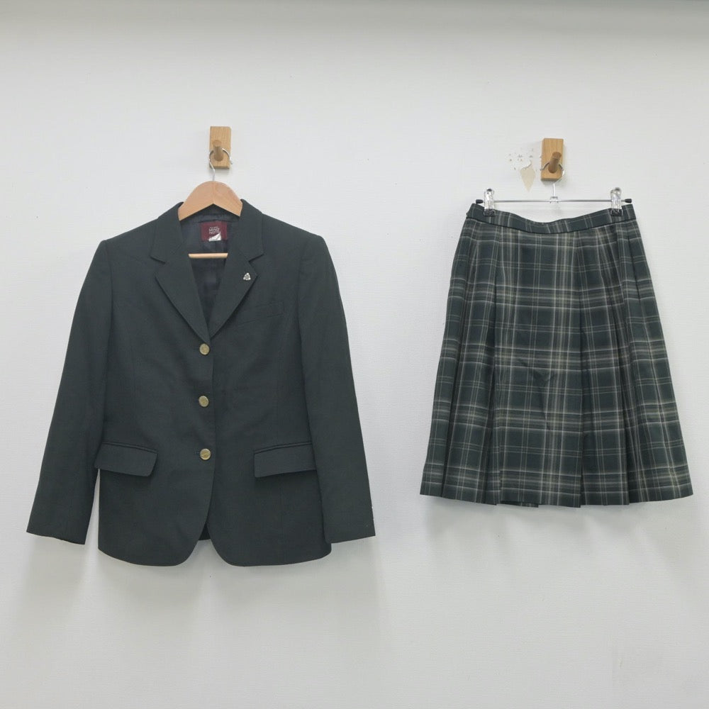 【中古】埼玉県 越谷総合技術高等学校 女子制服 2点（ブレザー・スカート）sf023072