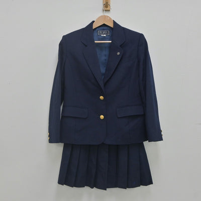 【中古】埼玉県 越ケ谷高等学校 女子制服 2点（ブレザー・スカート）sf023074