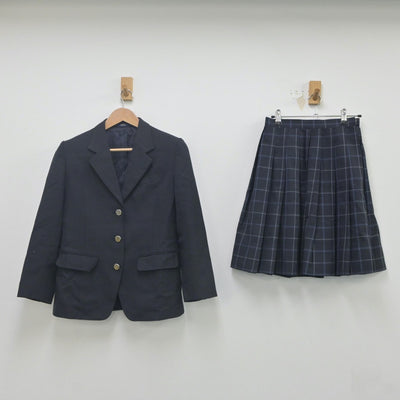 【中古】埼玉県 越谷市立東中学校 女子制服 2点（ブレザー・スカート）sf023078