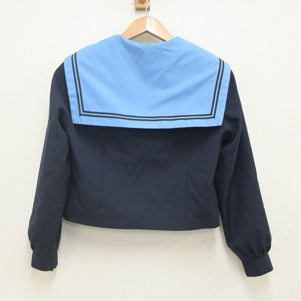 【中古】奈良県 山添中学校 女子制服 3点（セーラー服・スカート）sf023084