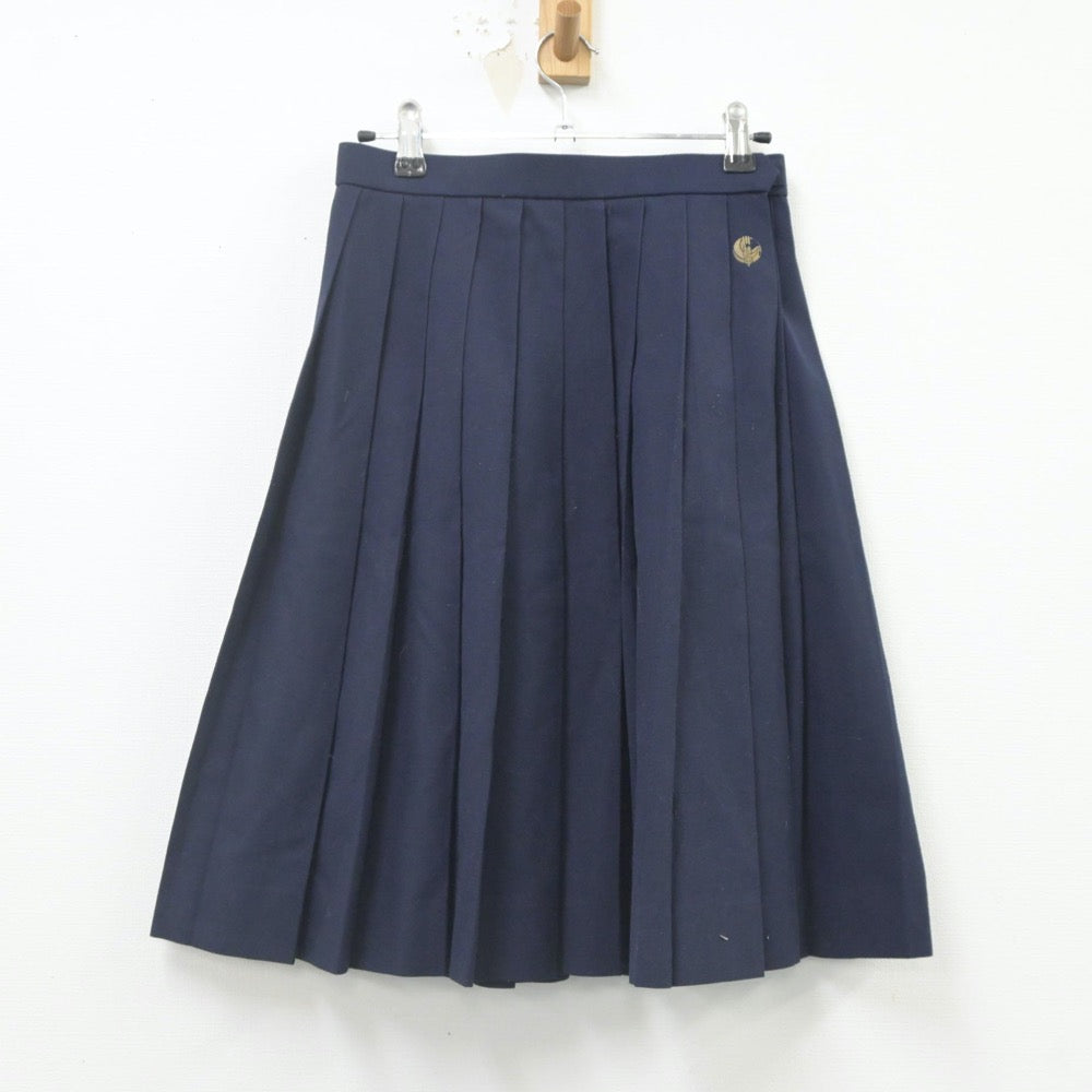 【中古】三重県 川越町立川越中学校 女子制服 3点（セーラー服・スカート）sf023089