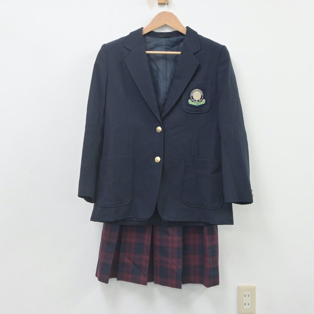 【中古】宮城県 万石浦中学校 女子制服 2点（ブレザー・スカート）sf023094